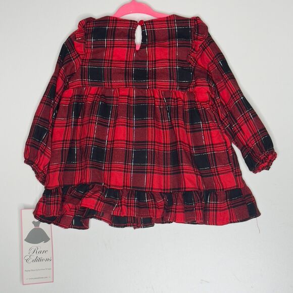 New Rare Editions Ruffled Plaid Top Legging Set Toddler Girls Size 24 Months 2T - Picture 10 of 12